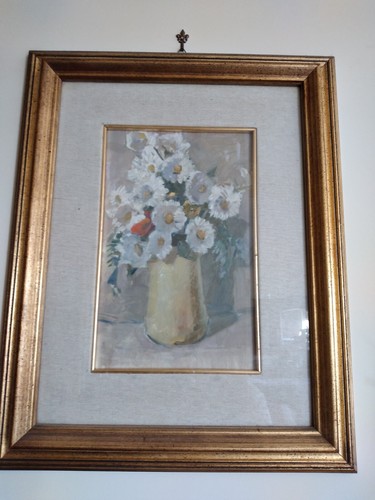 Quadro arte olio tela con - olio, su