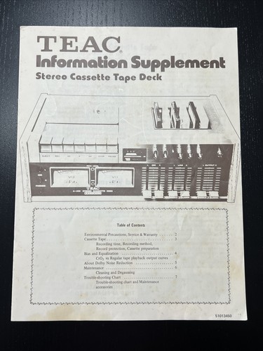 Teac stereo cassette - teac,