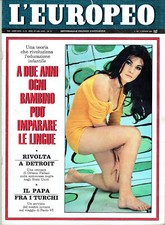 EUROPEO 1967/31=NICOLETTA MACHIAVELLI=LENI RIEFENSTAHL=CONFLENTI=DETROIT RIOT=