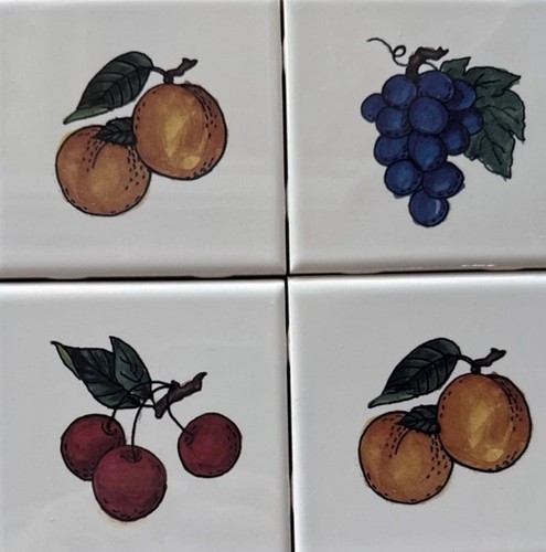 Piastrelle vintage frutta - piastrelle,