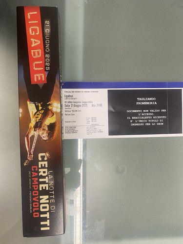 Biglietto concerto ligabue - biglietto,