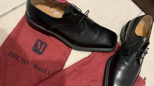 Scarpe uomo italiane bruno - scarpe,