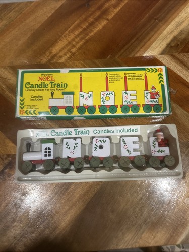 Treno candela vintage - , legno