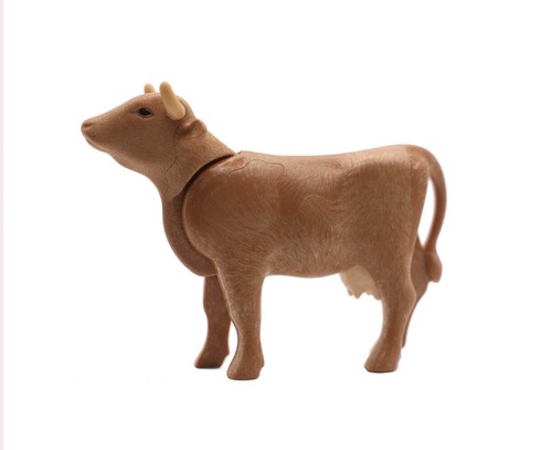 Playmobil figura mucca marrone - playmobil,