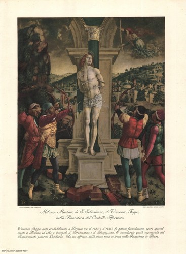Martirio san sebastiano da - di,