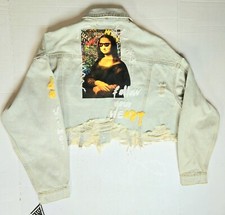 TRIO URBAN DONNA MONA LISA POP DENIM JKT Small