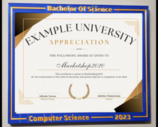 Cornice Certificato Diploma