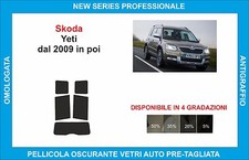 pellicole oscuranti vetri Skoda yeti dal 2009 kit posteriore