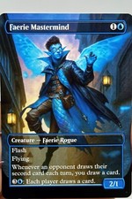 Scheda Proxy Faerie Mastermind con Arte Disegnata Personalizzata