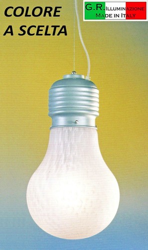 Lampadario moderno vetro - lampadario, in
