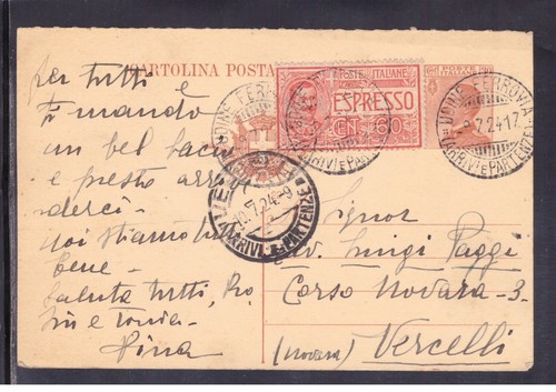 Cartolina postale c - cartolina,