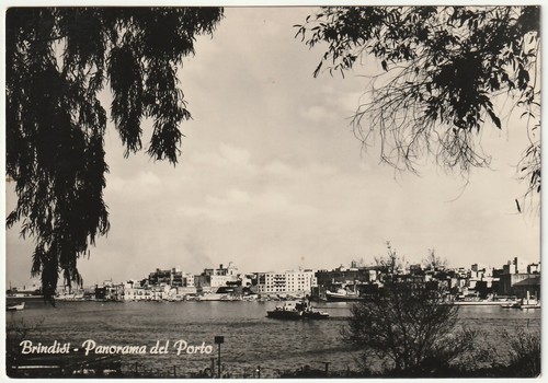 Brindisi panorama del porto - del,