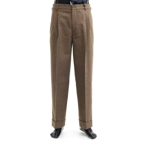 Pantaloni lana quadri - a,