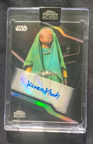 Star wars topps - star, black