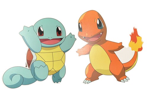 Pokemon charmander squitle - pokemon, e