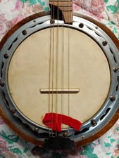 BENJO MANDOLINO RARO STRUMENTO MUSICALE ANTICO ANNI 40