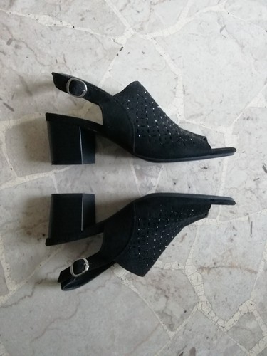Sandali donna tacco largo - 38,
