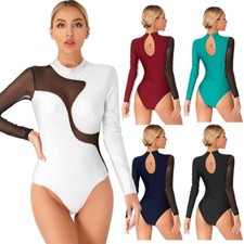 Body donna color block manica
