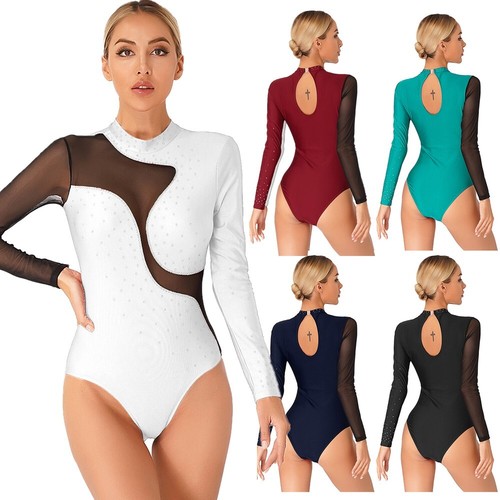 Body donna color block manica
