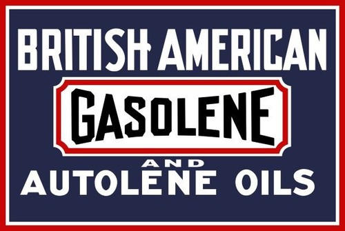 British american benzina - american, &
