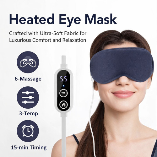 Maschera occhi riscaldata - maschera,
