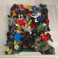 LOTTO LEGO BIONICLE HERO FACTORY SFUSI ORIGINALI MISTI A PESO 1KG