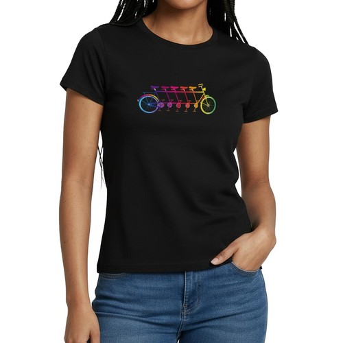 Shirt donna bici tandem - t-shirt,