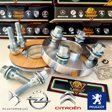 2 DISTANZIALI 12mm 4x108 65.1+BULLONI PIATTI PER PEUGEOT 106,206,208,306,307,308