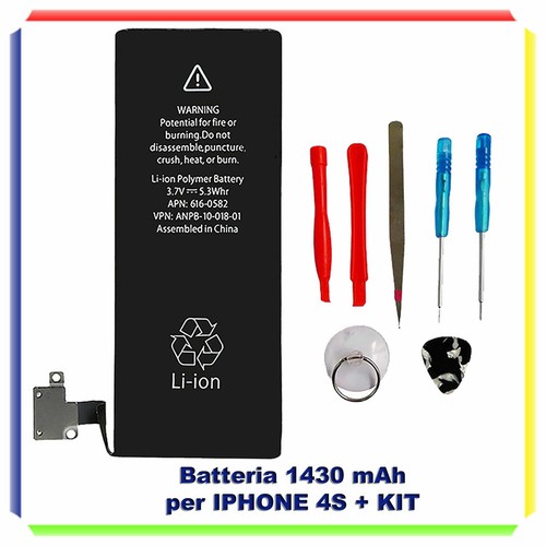 Batteria ricambio per apple - batteria,