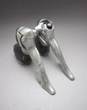 Leva freno cambio Shimano Ultegra ST 6500 / 2x9 Sp / Grigio / anni 90