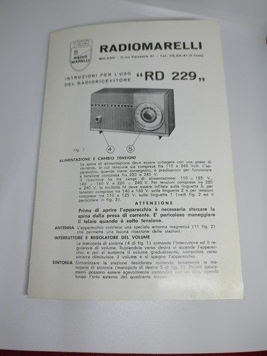 Radiomarelli 229 - 229,