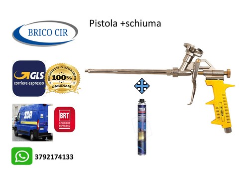 Pistola per bombola schiuma