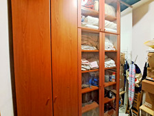 Armadio 5 ante in ciliegio con luci