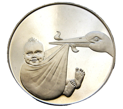 Medaglia nascita bimbo - nascita,