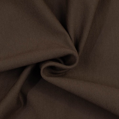 French terry uni marrone - french,