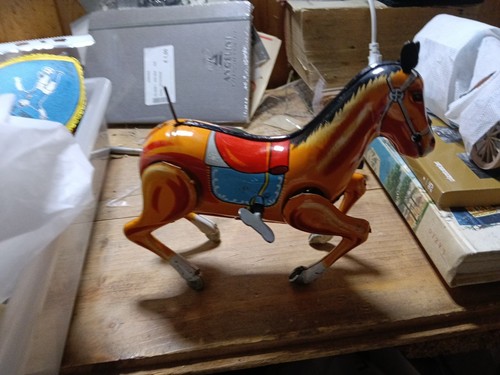 Giocattolo latta cavallo - giocattolo,