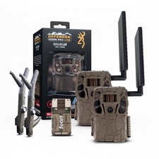 Browning Defender Vision Pro HD Trail Camera Cellulare e Potenziata (Confezione da 2)