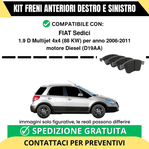 Pastiglie freno anteriori - pastiglie, per
