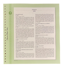 Fogli Album Marini King Italia Repubblica 2003 singoli