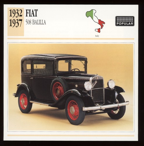 1932 1937 fiat 508 - -,