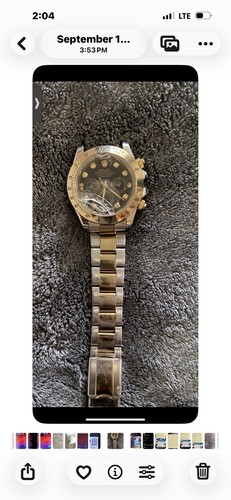 Rolex daytona two tone - two-tone, black