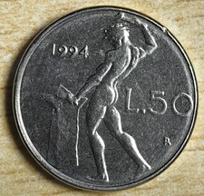 ITALIA MONETA 50 LIRE PICCOLA