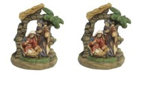 2 Pezzi Presepe Gruppo