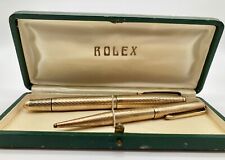 ROLEX PENNA STILOGRAFICA PLACCATA E PORTAMINA IN LAMINATO ORO 18 KT 750  USATA