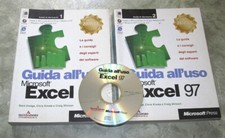 GUIDA ALL'USO DI MICROSOFT EXCEL 97 N. 2 LIBRI CON CD-ROM IN ITALIANO MONDADORI