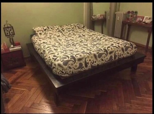 Letto matrimoniale antico - matrimoniale,