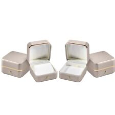 5 astucci per Gioielli, custodie pendenti, scatola bijoux 95x95xh:62 mm