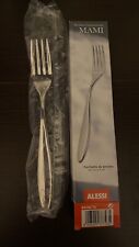 Alessi Cucchiaio e Forchetta  Da Servizio Mami In Acciaio 18/10 Lucido 25 cm