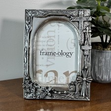 Cornice portafoto croce tono