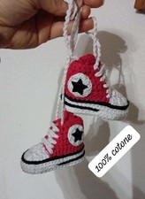 Scarpine uncinetto meonato in COTONE personalizzabili